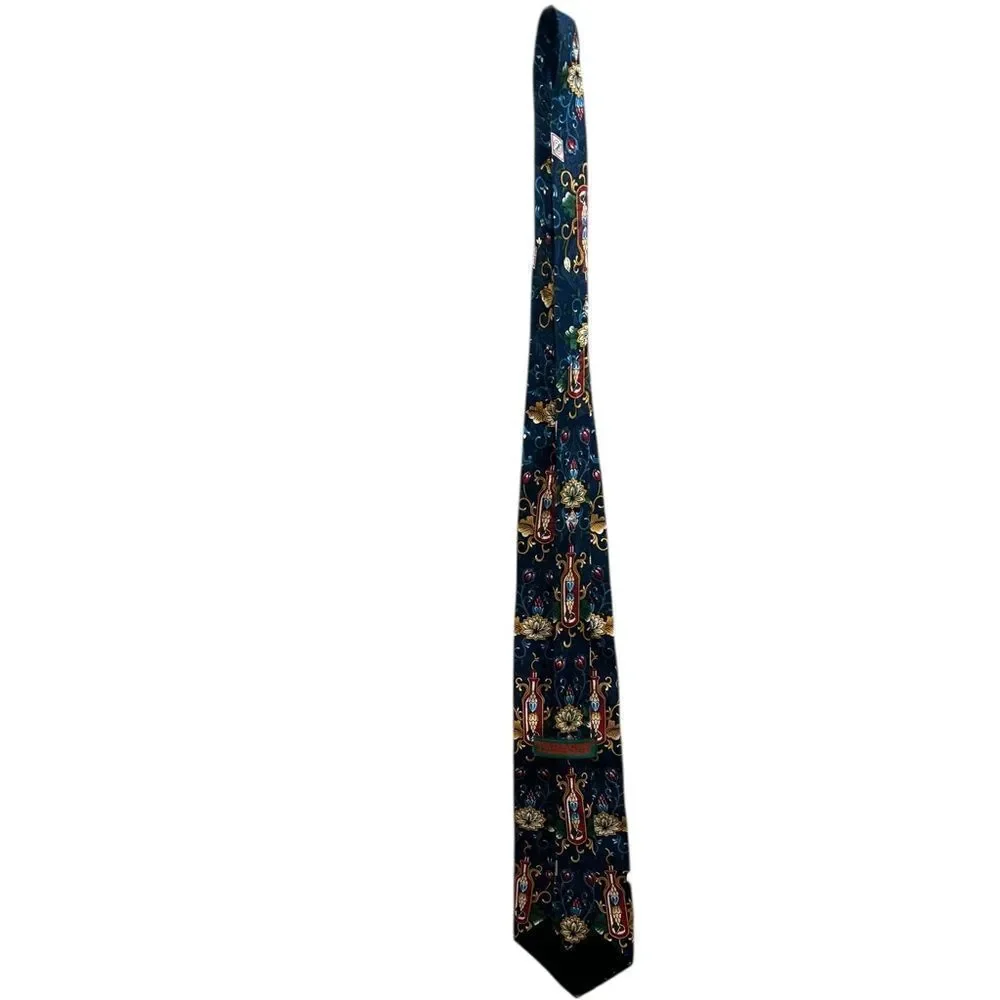 Tabasco 100% Silk Novelty Tie – Hot Sauce Bottle Pattern – Made in USA